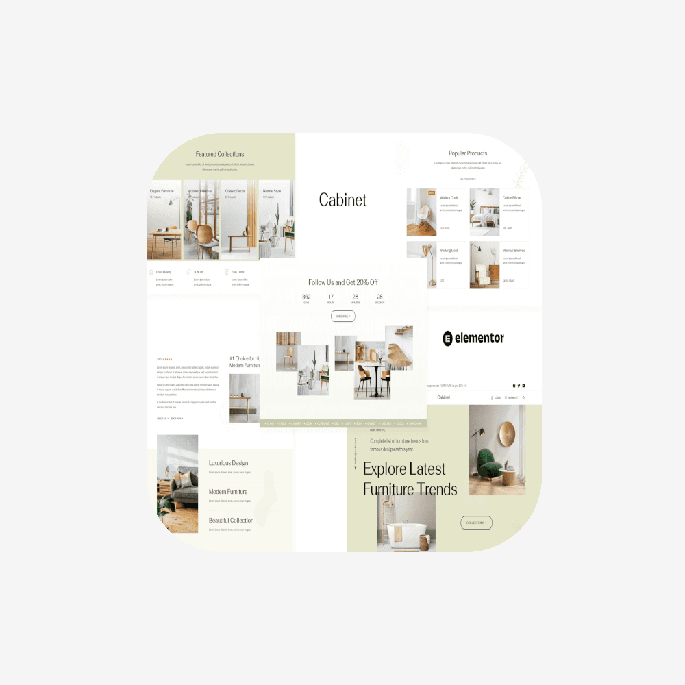 Elementor Template ready to use