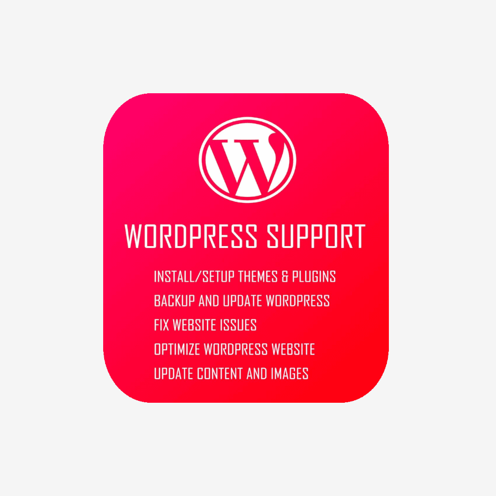 Wordpress support and maintenance service